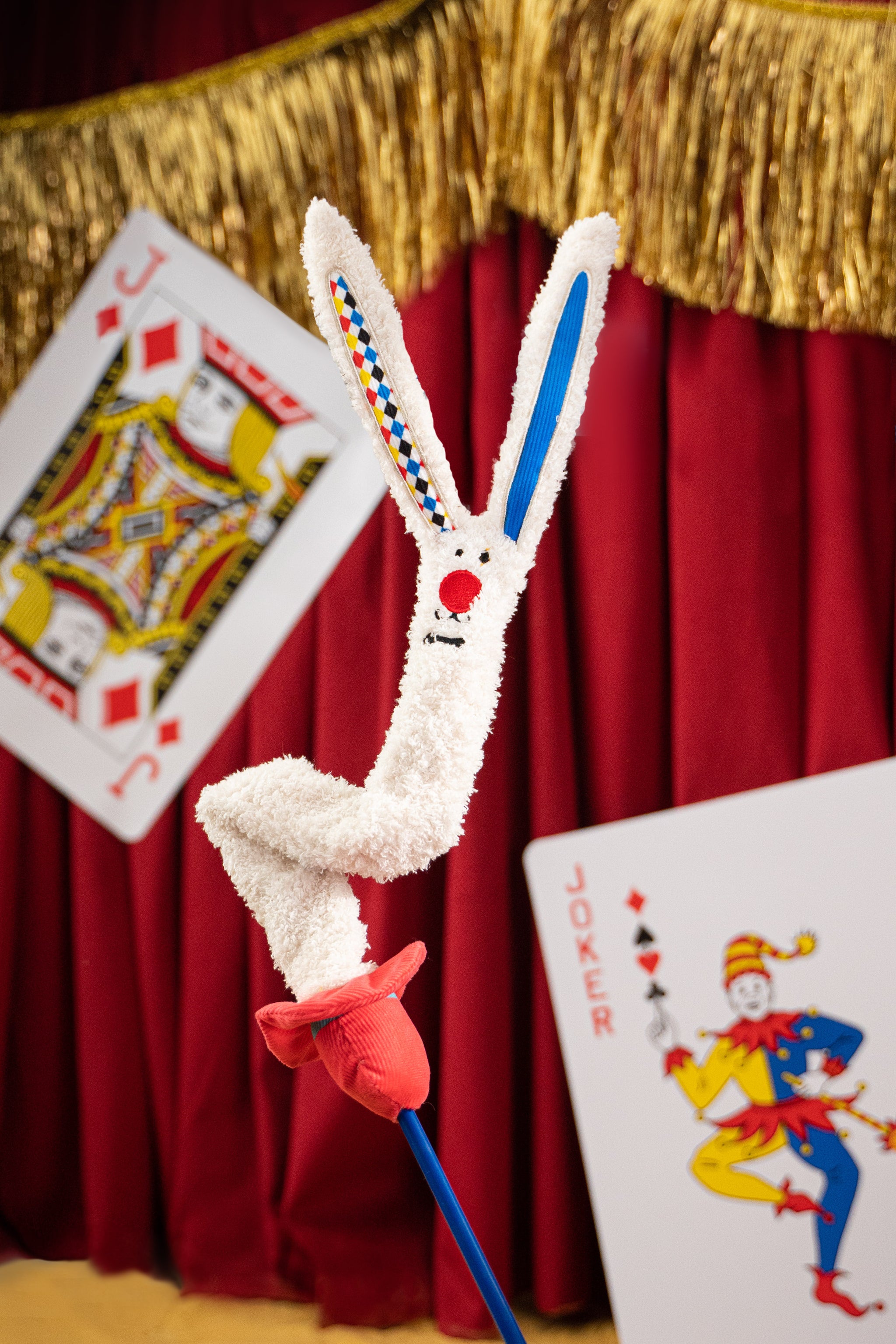 Juggling Rabbit Cat Teaser Wand