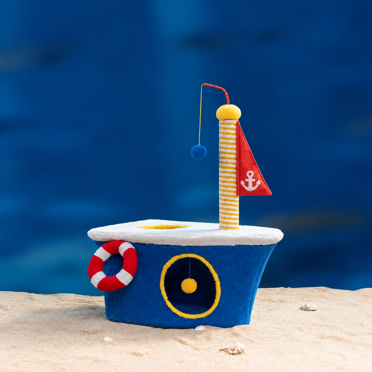 Catch a Wave Sailboat Cat Tree