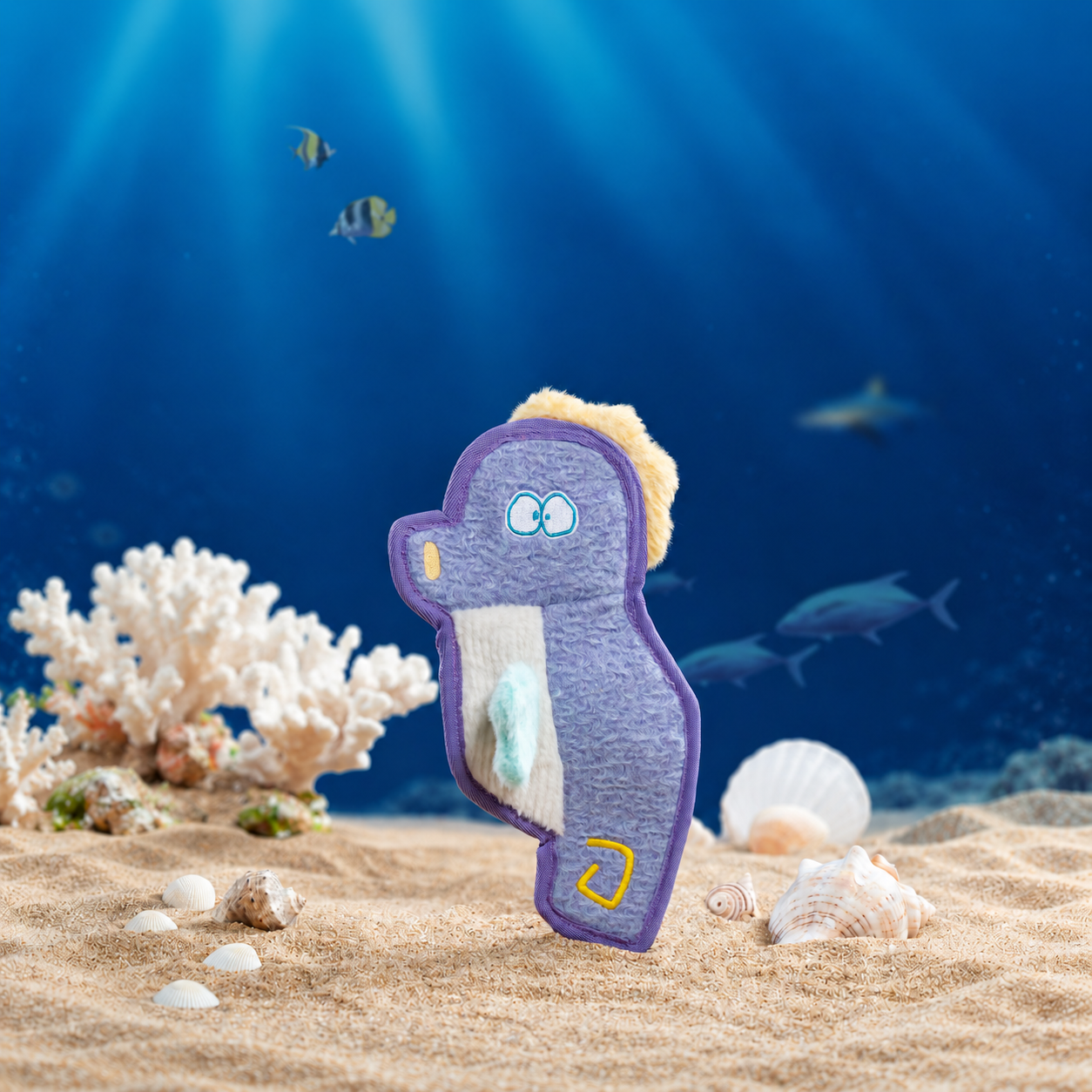Misty Purple Seahorse Toy