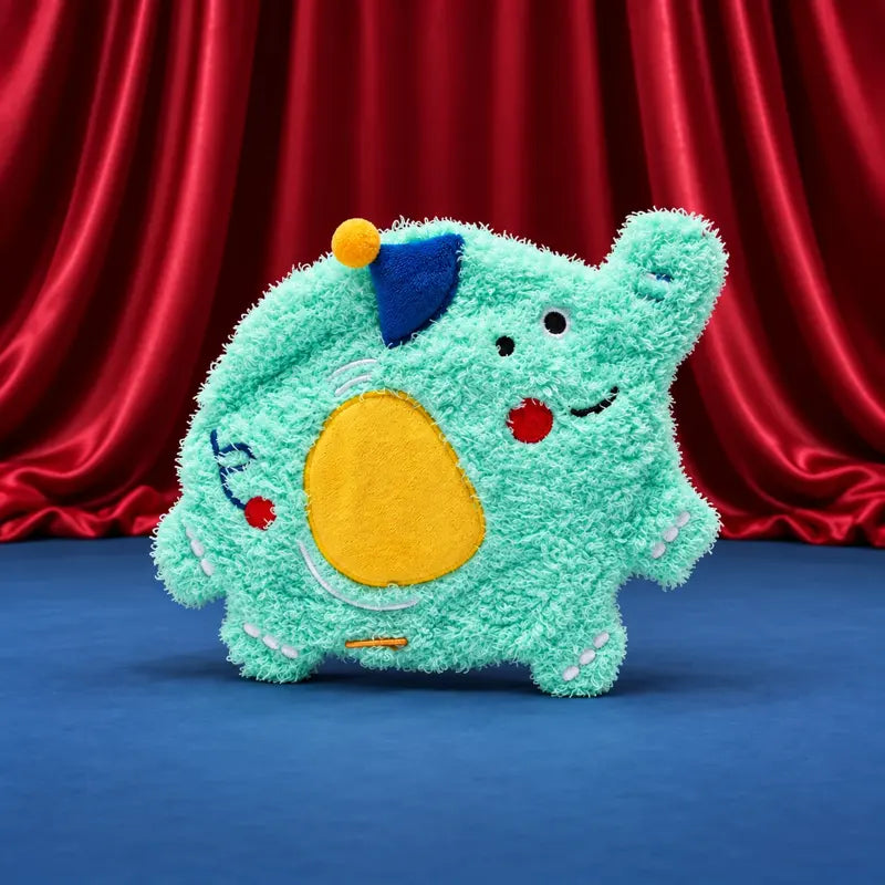 Mint Candy Elephant Crinkle Toy — photograph 1