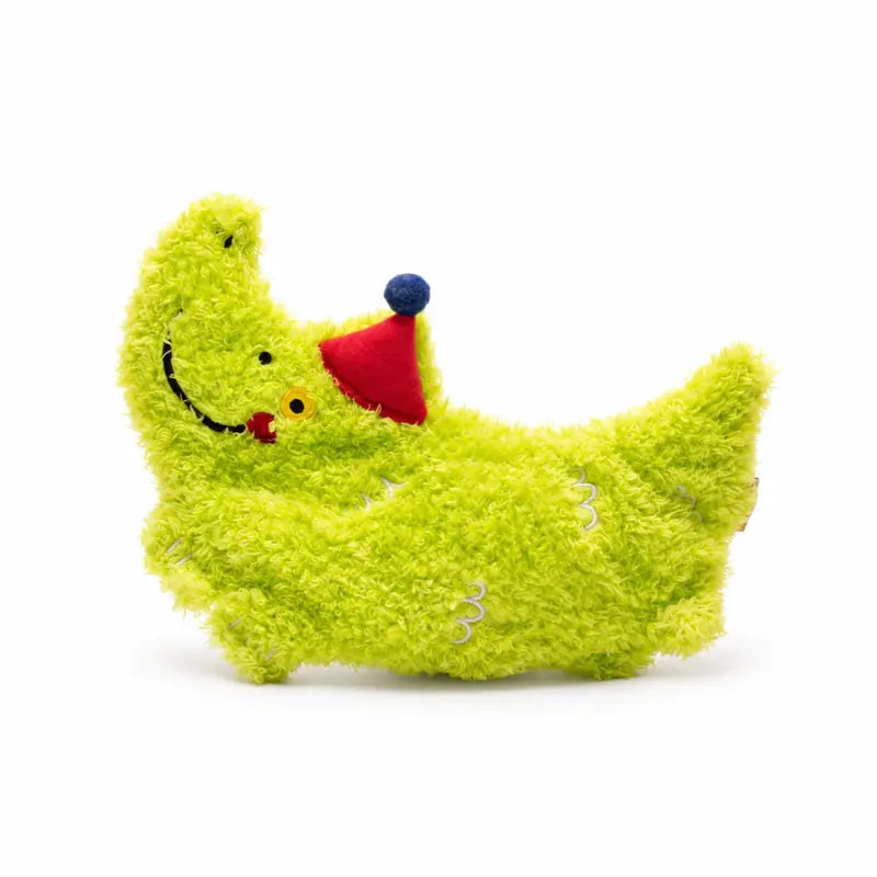 Pistachio Crocodile Crinkle Toy — photograph 2