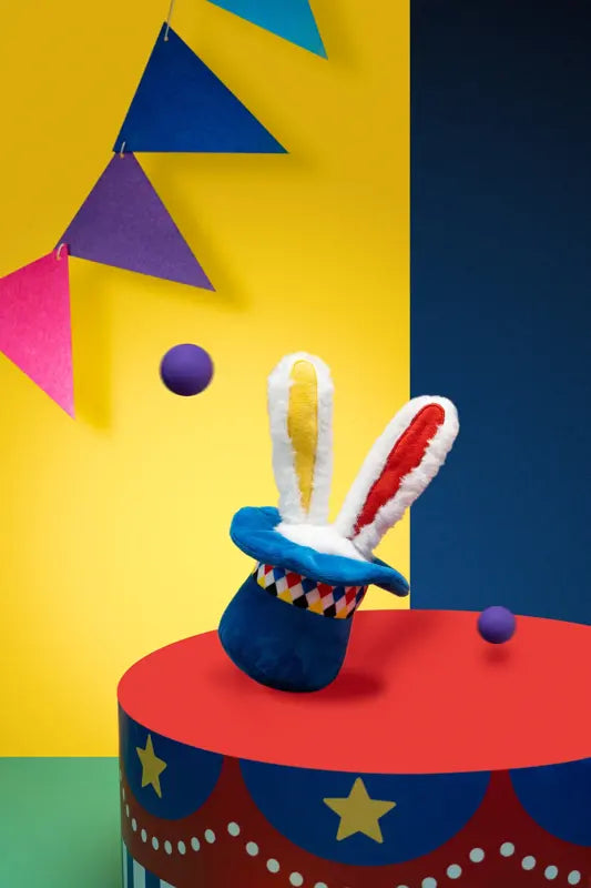 Peekaboo Bunny Hat Toy — photograph 1
