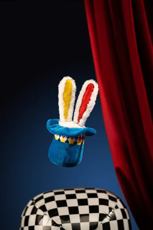 Peekaboo Bunny Hat Toy — photograph 3