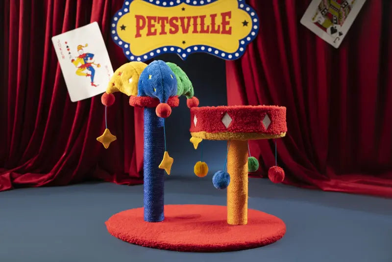 Circus Clown Hat Cat Scratcher House — photograph 1