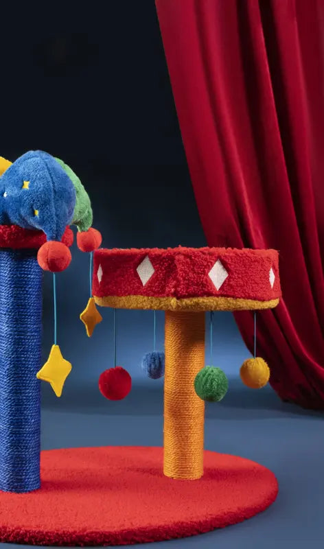 Circus Clown Hat Cat Scratcher House — photograph 2