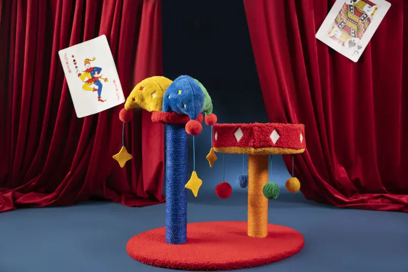 Circus Clown Hat Cat Scratcher House — photograph 4