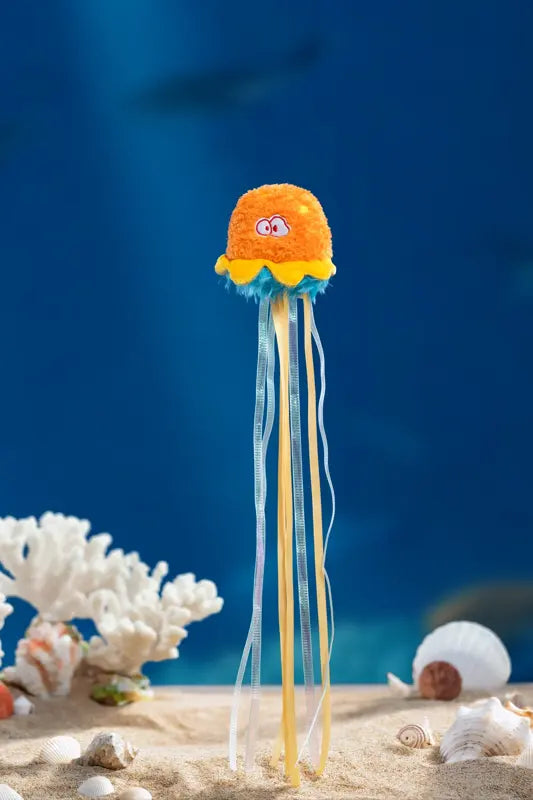 Jingle Bell Jellyfish Cat Toy — photograph 4