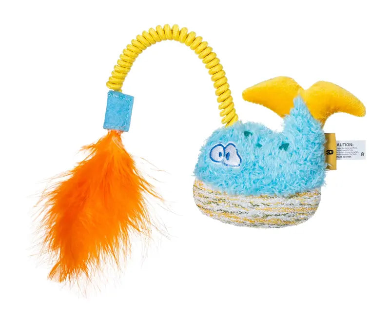 Spring Rope Lanternfish Cat Teaser Toy — photograph 2