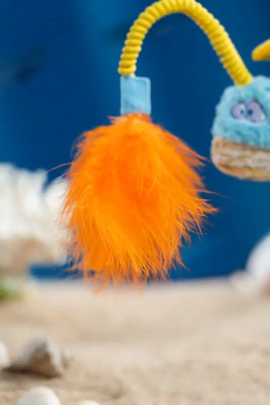 Spring Rope Lanternfish Cat Teaser Toy — photograph 4
