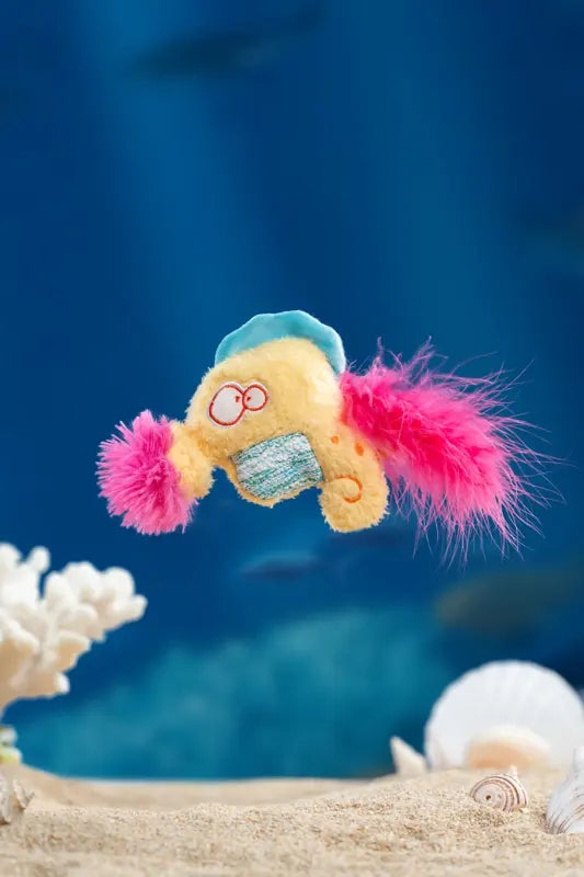 Pom-Pom Seahorse Cat Toy — photograph 1