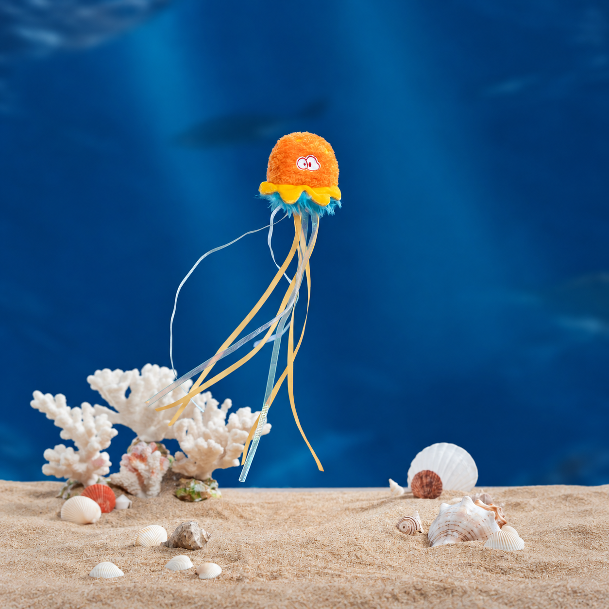 Jingle Bell Jellyfish Cat Toy