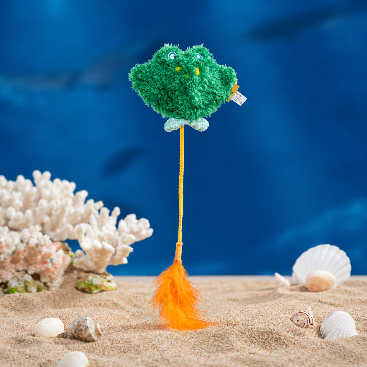 Comet Tail Manta Ray Cat Toy