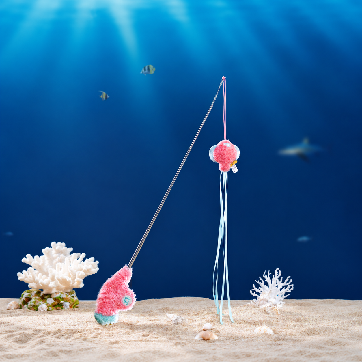 Swaying Flatfish Cat Teaser Toy