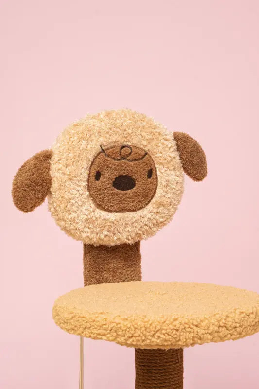 Lucky Dog Chair Cat Tree — detail photograph